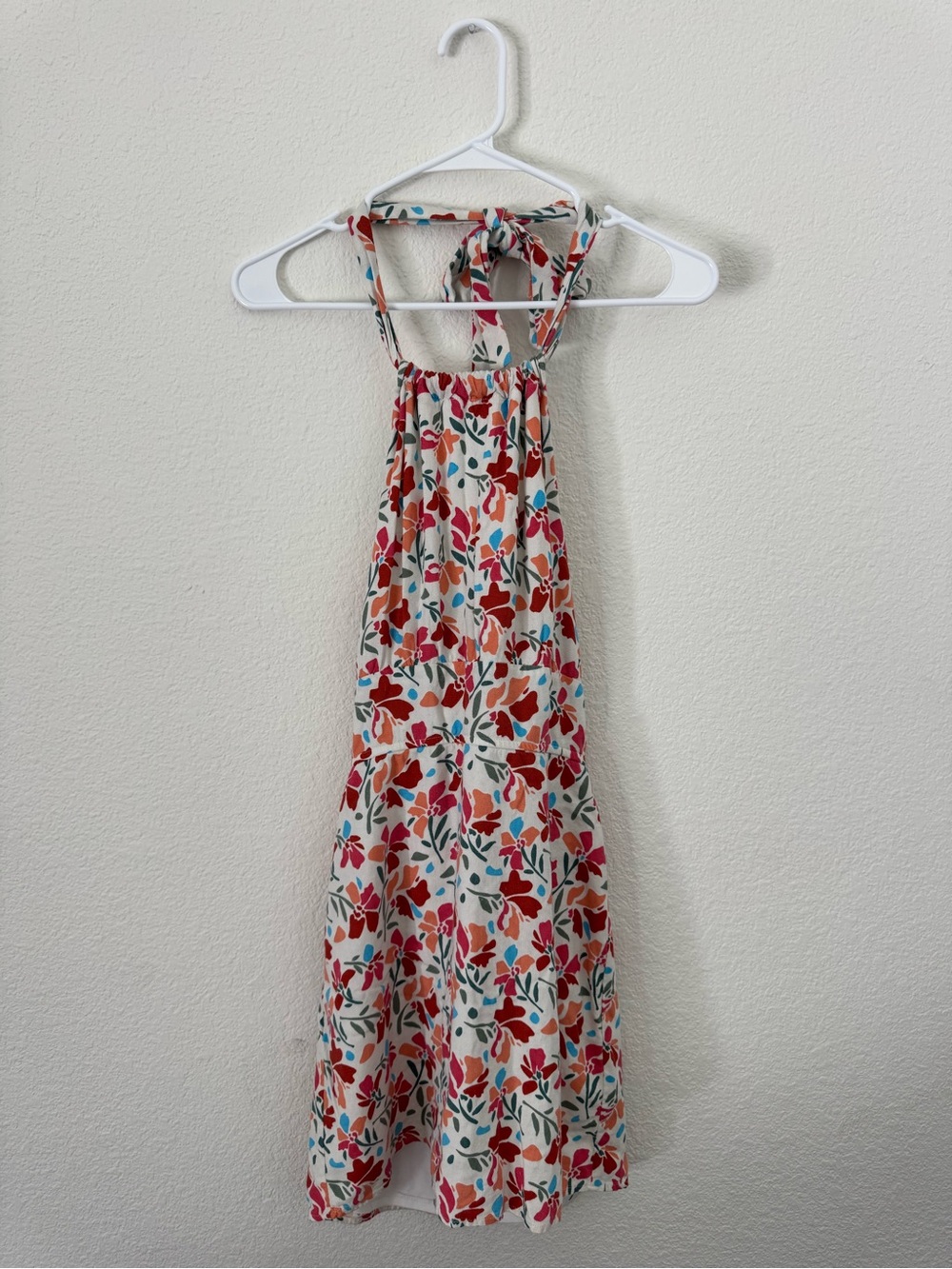 Mi Ami by Francesca’s Floral Halter Fit & Flare Mini Dress Women’s Medium